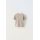 Zara Футболка с открытой вязкой под животный принт , Цвет: Бежевый, Размер: 1½ лет (86 см)