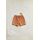 Zara Timelesz - бермуды с контрастной отстрочкой , Цвет: Оранжевый, Размер: 1½ лет (86 см)
