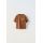 Zara Футболка с круглым вырезом и короткими рукавами, Цвет: Коричневый, Размер: 1½ лет (86 см)