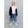 Zara Шорты-бермуды для скейтбординга с регулируемым внутренним поясом и застежкой на пуговицу спереди, Цвет: Синий, Размер: 6 лет (116 см)