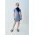 Zara Платье с ребристой отделкой и вышитым лозунгом , Цвет: Синий, Размер: 6-7 лет (120 см)