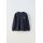 Zara Футболка с круглым вырезом, длинными рукавами и принтом на передней и задней стороне, Цвет: Синий, Размер: 6-7 лет (120 см)