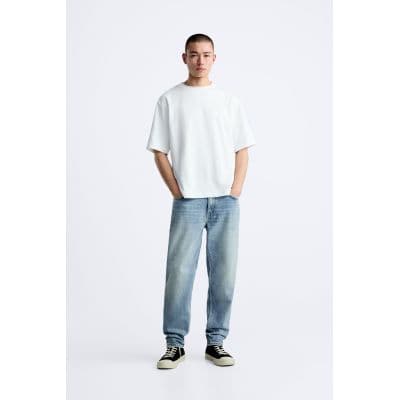 Zara slim fit faded jeans