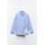 Zara Рубашка с воротником из поплина с вышитым цветком , Цвет: Синий, Размер: XS, изображение 9