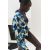 Zara Рубашка из печатного атласа , Цвет: Синий, Размер: XS, изображение 2