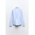 Zara Рубашка-футболка в стиле оксфорд , Цвет: Синий, Размер: XS, изображение 7