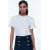Zara Футболка из хлопковой пряжи с финишной обработкой ферментом, Цвет: Белый, Размер: XS, изображение 3