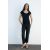 Zara Футболка из вискозы с круглым вырезом и очень короткими рукавами, Цвет: Черный, Размер: S