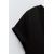 Zara Футболка из вискозы с круглым вырезом и очень короткими рукавами, Цвет: Черный, Размер: S, изображение 7
