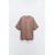Zara Футболка из эластичного, гибкого вязаного материала с плотным, мягким и непрозрачным плетением, Цвет: Розовый, Размер: S