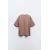 Zara Футболка из эластичного, гибкого вязаного материала с плотным, мягким и непрозрачным плетением, Цвет: Розовый, Размер: S, изображение 2