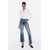 Zara Высокие джинсы с пятью карманами, Цвет: Синий, Размер: 32
