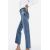 Zara Высокие джинсы с пятью карманами, Цвет: Синий, Размер: 32, изображение 4
