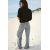 Zara Джинсы z1975 straight-fit mid-rise long length , Цвет: Серый, Размер: 40, изображение 3