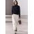 Zara Джинсы zw barrel cropped mid-rise , Цвет: Бежевый, Размер: 40, изображение 2