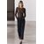 Zara Женские джинсы zw collection marine прямого кроя с высокой талией и карманами , Цвет: Синий, Размер: 32
