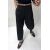 Zara Брюки carrot fit с поясом , Цвет: Черный, Размер: L, изображение 2