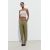 Zara Брюки carrot fit с поясом , Цвет: Зеленый, Размер: XL