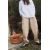 Zara Прямые карго-брюки со складками , Цвет: Коричневый, Размер: XS, изображение 2