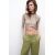 Zara Прямые потоковые брюки , Цвет: Зеленый, Размер: S, изображение 2