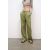 Zara Прямые потоковые брюки , Цвет: Зеленый, Размер: S, изображение 3