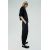 Zara Брюки для джоггинга в стиле пижамы , Цвет: Черный, Размер: XL, изображение 3