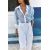 Zara Длинные брюки с поясом , Цвет: Белый, Размер: 32, изображение 2