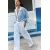 Zara Длинные брюки с поясом , Цвет: Белый, Размер: 32, изображение 3