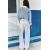 Zara Длинные брюки с поясом , Цвет: Белый, Размер: 32, изображение 4
