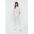 Zara Прямые брюки из хлопкового интерлока с эффектом потертости, Цвет: Бежевый, Размер: XS