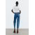 Zara Джинсы chino с высокой талией и поясом, Цвет: Синий, Размер: 32, изображение 6