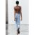 Zara Коллекция джинсов zw collection bootcut high-waist cropped , Цвет: Синий, Размер: 32, изображение 6