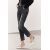 Zara   zw loose slim fit mid-rise jeans , Цвет: Черный, Размер: 36, изображение 2