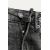 Zara   zw loose slim fit mid-rise jeans , Цвет: Черный, Размер: 36, изображение 11
