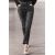 Zara   zw loose slim fit mid-rise jeans , Цвет: Черный, Размер: 36, изображение 5