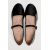 Zara Балетки в стиле мэри джейн с ложным лакированным покрытием и ремешком на щиколотке, Цвет: Черный, Размер: 38, изображение 6