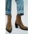 Zara Ковбойские ботильоны на высоком каблуке , Цвет: Коричневый, Размер: 40, изображение 2