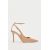 Zara Туфли на высоком каблуке с имитацией лакового покрытия, Цвет: Бежевый, Размер: 35, изображение 3