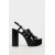 Zara Босоножки на платформе , Цвет: Черный, Размер: 35, изображение 2