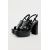 Zara Босоножки на платформе , Цвет: Черный, Размер: 35, изображение 3
