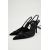 Zara Туфли на высоком каблуке с верхом на стельку и тонкими ремешками для завязывания на щиколотке, Цвет: Черный, Размер: 36, изображение 5