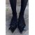 Zara Туфли на блочном каблуке с бантом , Цвет: Черный, Размер: 35, изображение 2