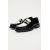 Zara Кожаные мокасины с контрастным цветом на верхней части, Цвет: С принтом, Размер: 35, изображение 5