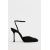 Zara Тканевые туфли на высоком каблуке, Цвет: Черный, Размер: 39, изображение 4