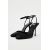Zara Тканевые туфли на высоком каблуке, Цвет: Черный, Размер: 39, изображение 5
