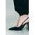 Zara Туфли на высоком каблуке с открытыми пятками , Цвет: Черный, Размер: 42, изображение 2