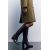 Zara Кожаные ботильоны на устойчивом каблуке, Цвет: Черный, Размер: 35, изображение 4