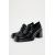 Zara  mock croc block-heel loafers , Цвет: Черный, Размер: 35, изображение 6