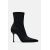 Zara Тканевые ботильоны на высоком каблуке , Цвет: Черный, Размер: 35, изображение 3