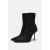 Zara Тканевые ботильоны на высоком каблуке , Цвет: Черный, Размер: 35, изображение 4